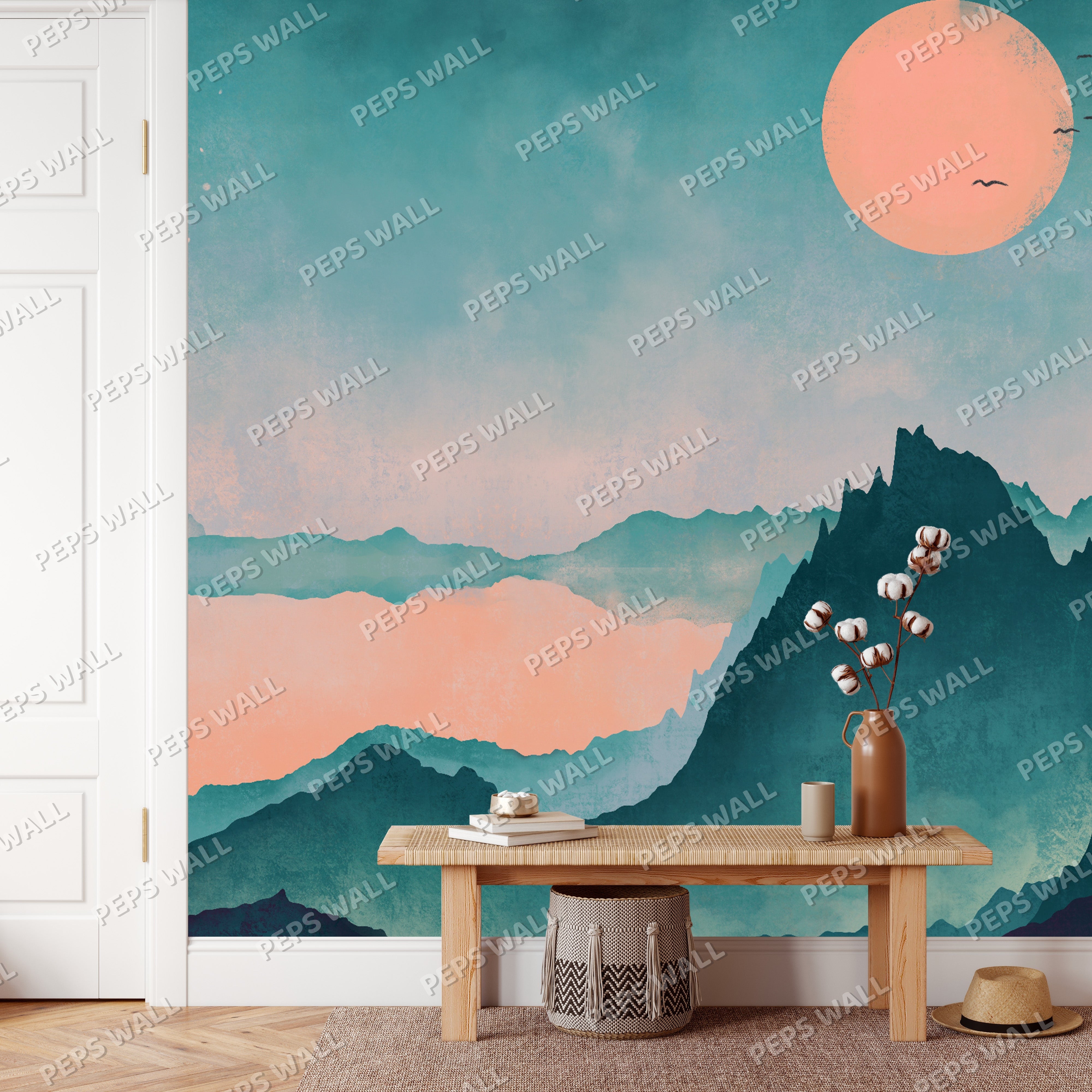 Silence — scenic landscape wallpaper Dubai, Peps Wall