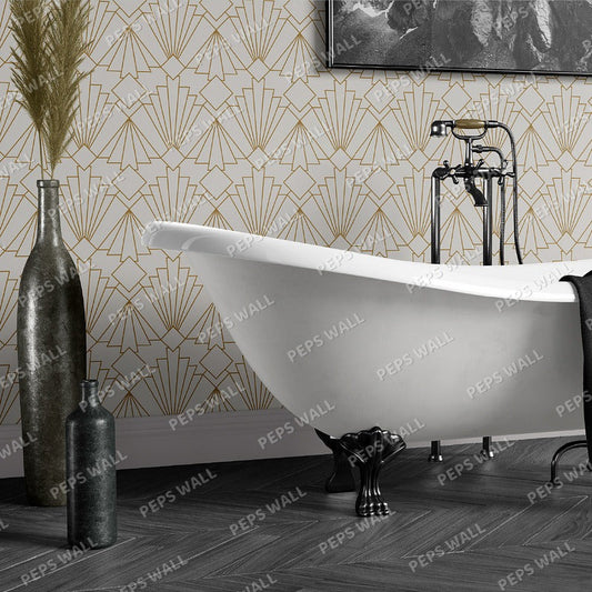 Sue Mare — geometric wallpaper Dubai, Peps Wall