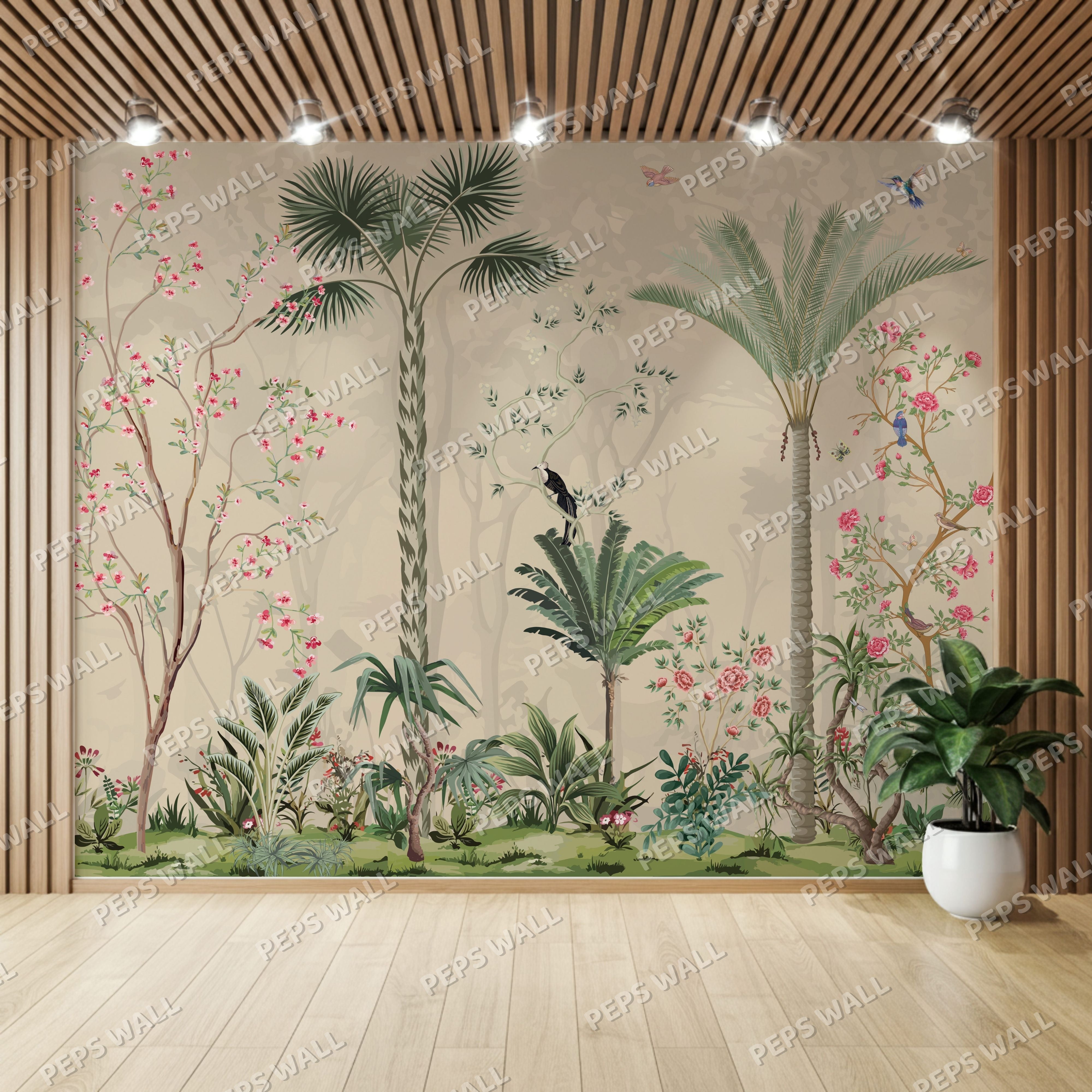Wonder Trees — forest wallpaper Dubai, Peps Wall