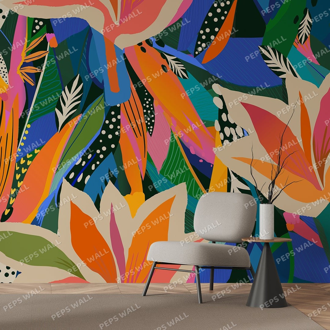 Viterbo — geometric wallpaper Dubai, Peps Wall