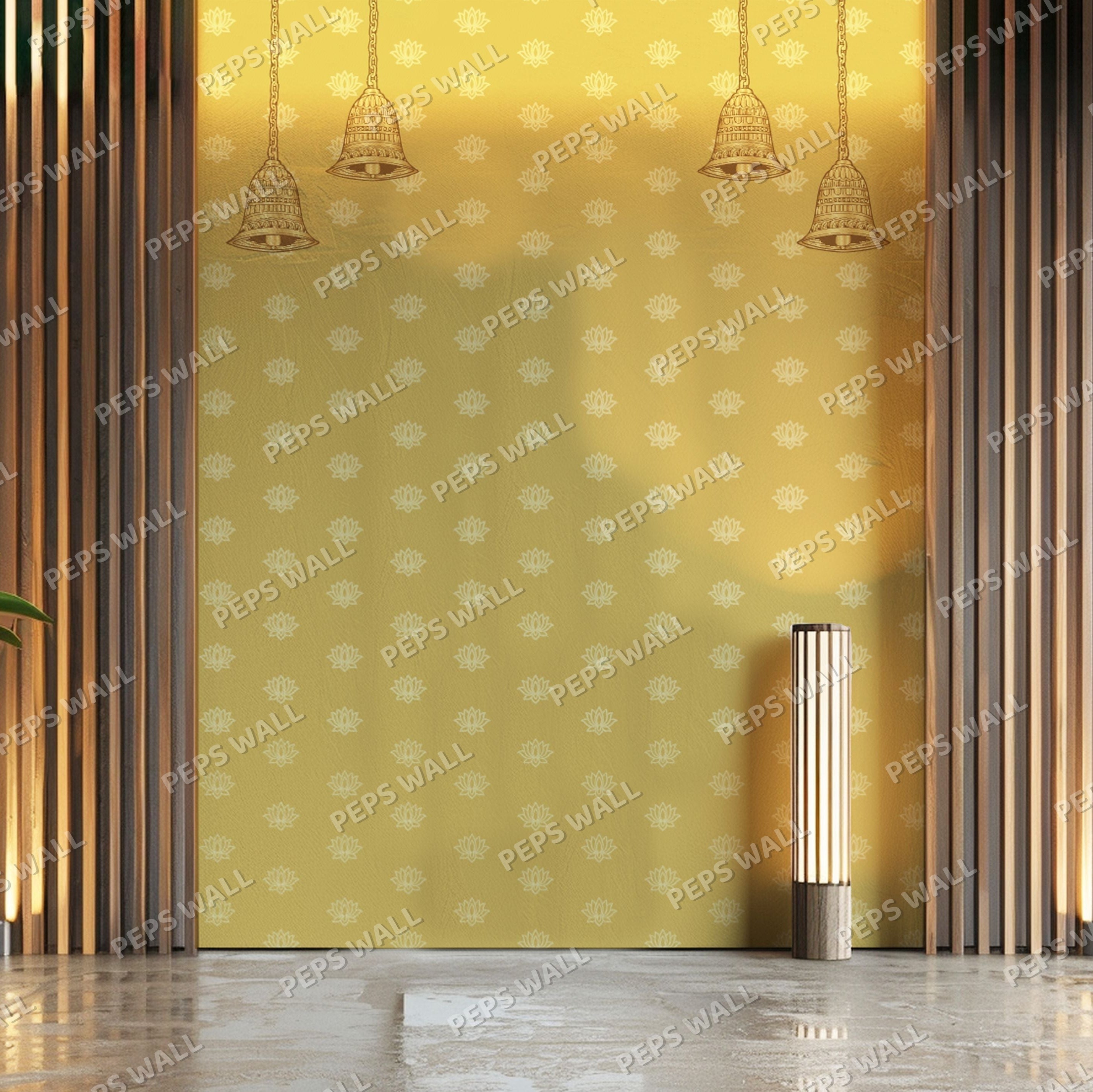 Pichwai Lotus Pattern — indian wallpaper Dubai, Peps Wall