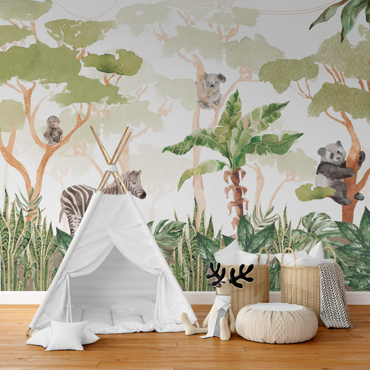 Wallpaper Kids Nursery Dubai Peps Wall 