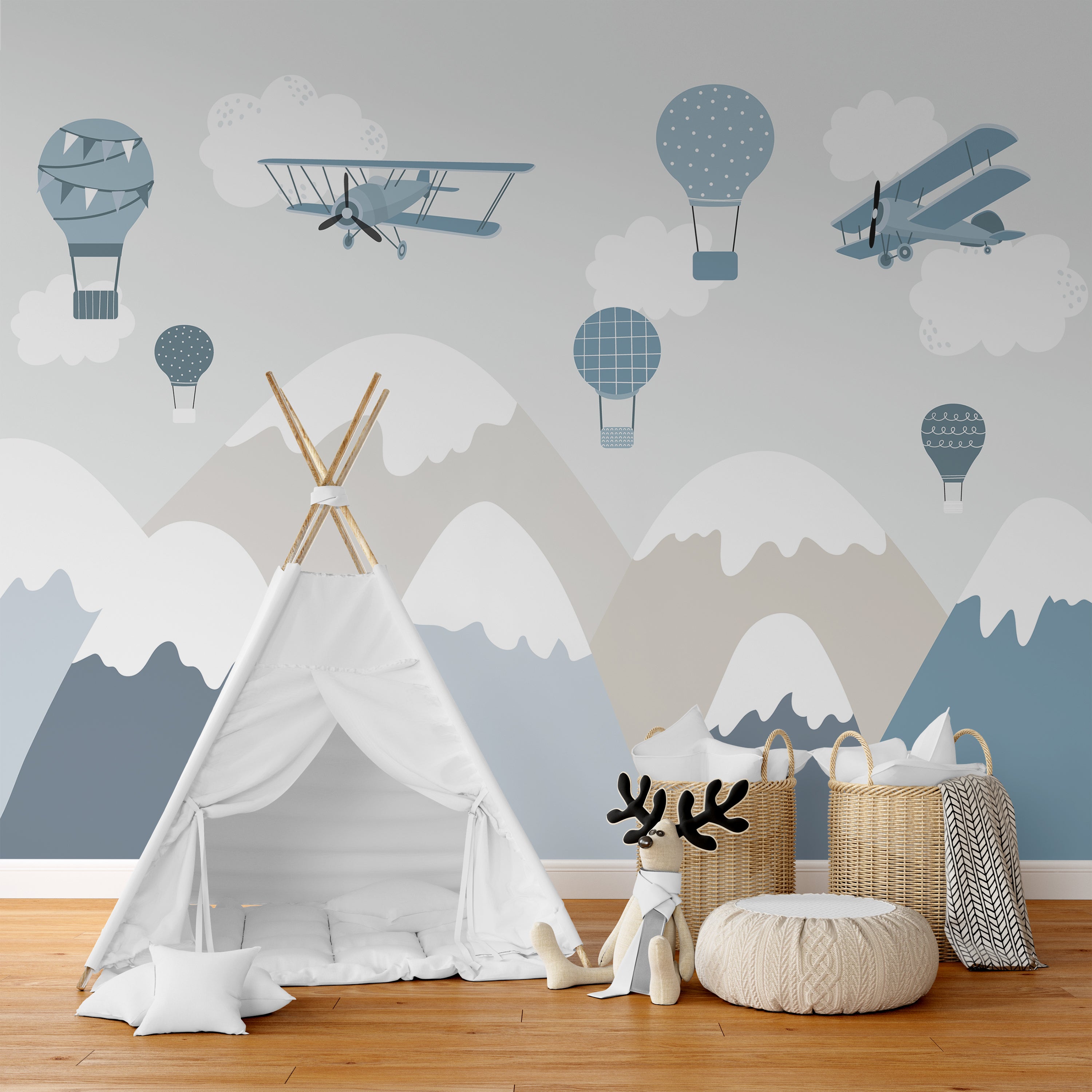 Wallpaper Kids Nursery Dubai Peps Wall 