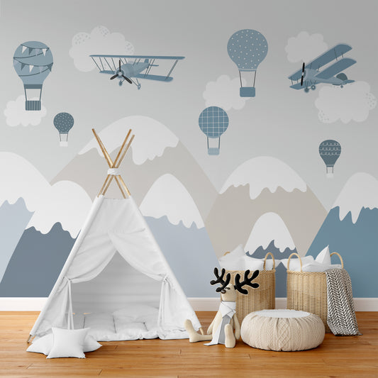 Wallpaper Kids Nursery Dubai Peps Wall 
