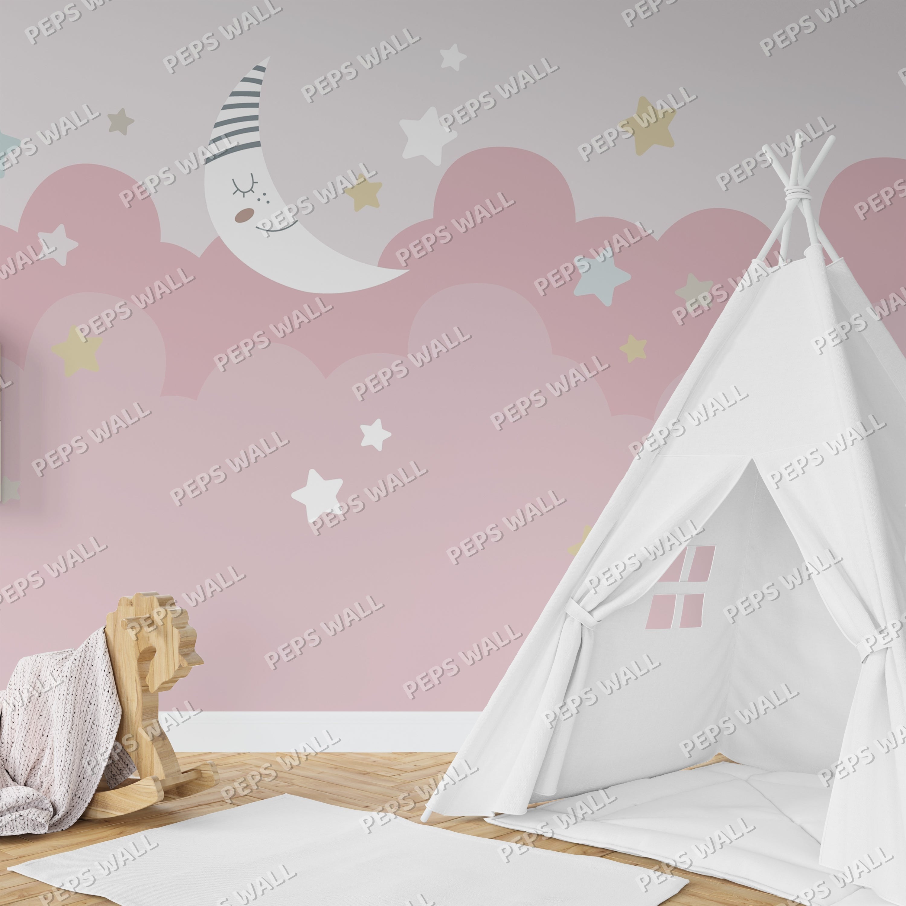 Wallpaper Kids Nursery Dubai Peps Wall 