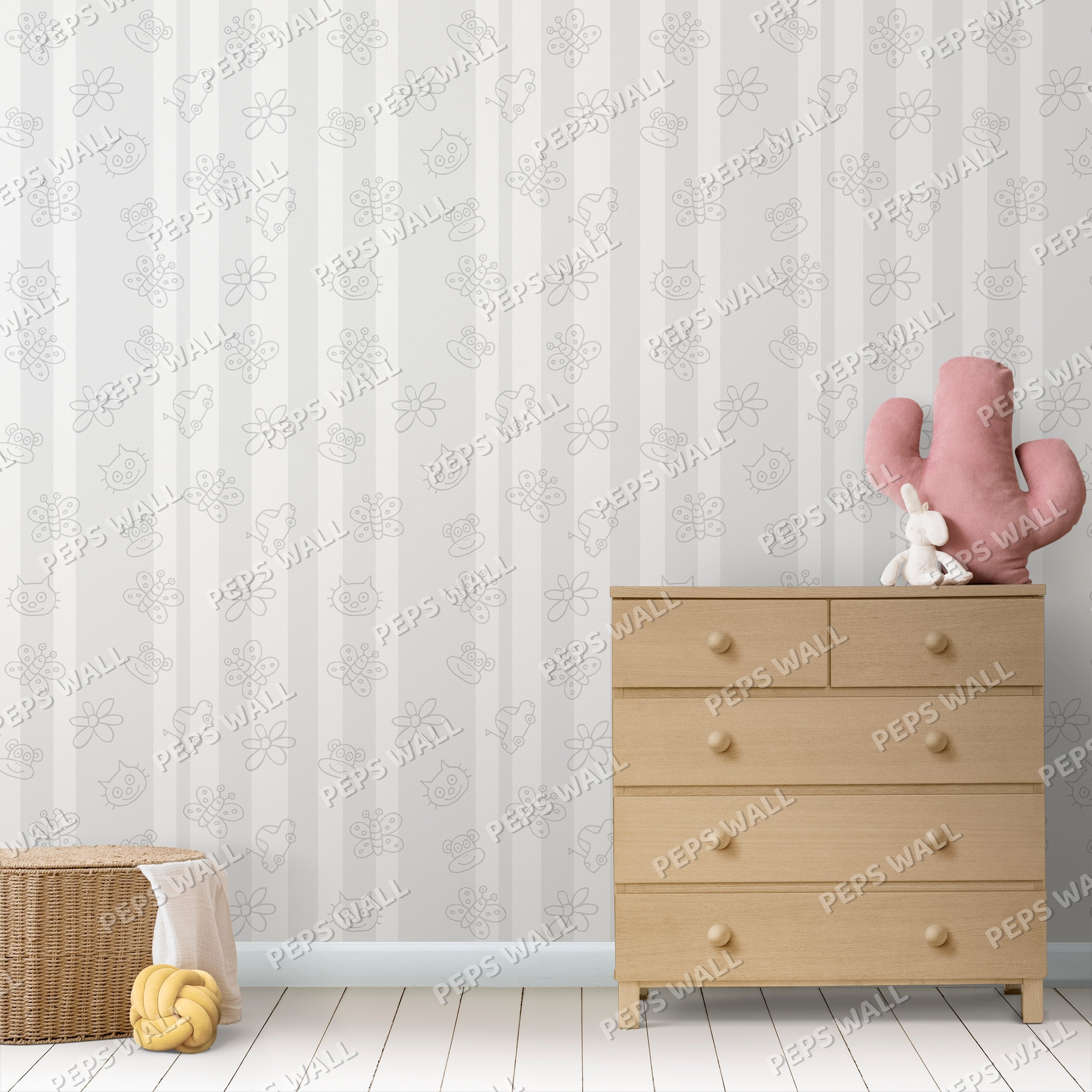 Wallpaper Kids Nursery Dubai Peps Wall 