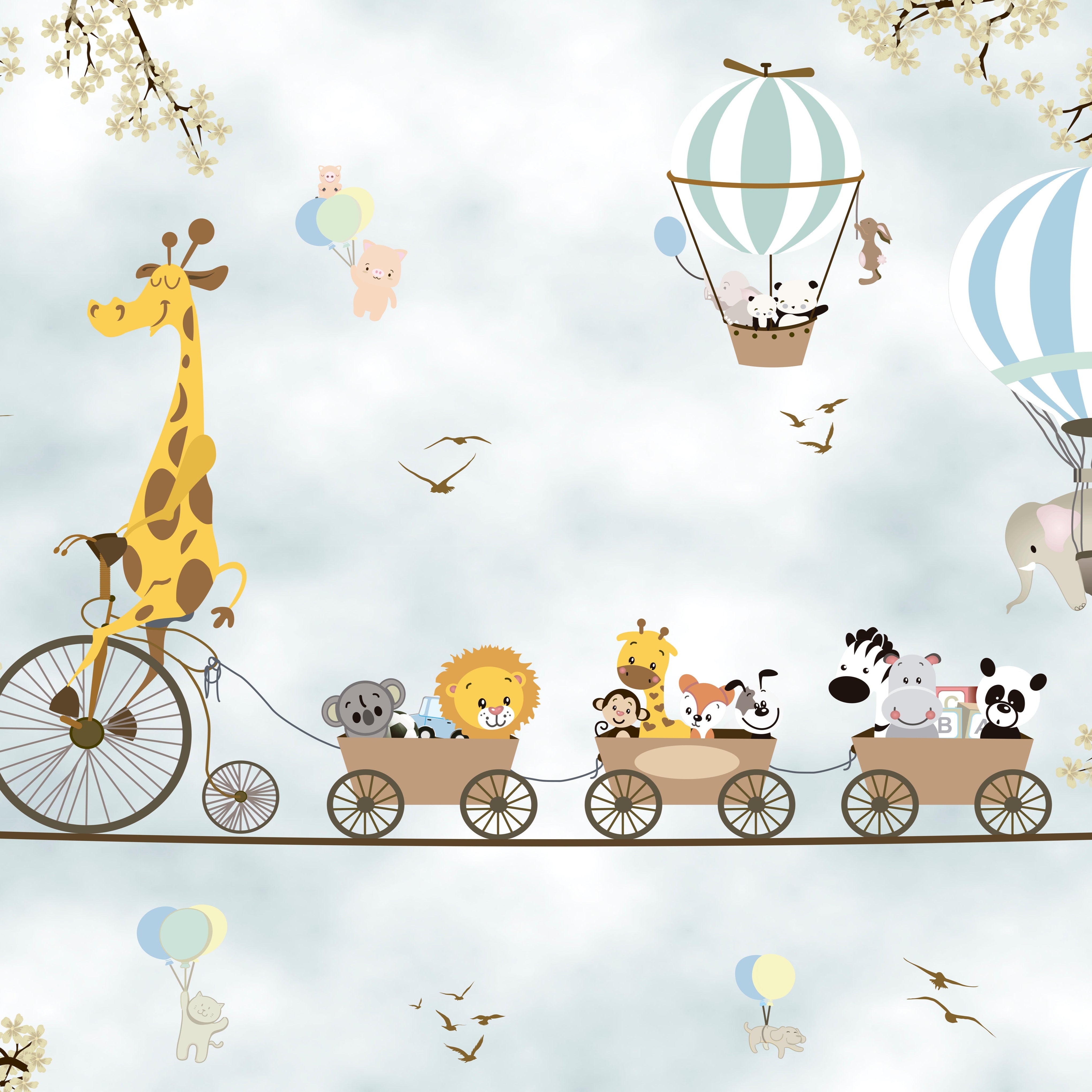 Wallpaper Kids Nursery Dubai Peps Wall 