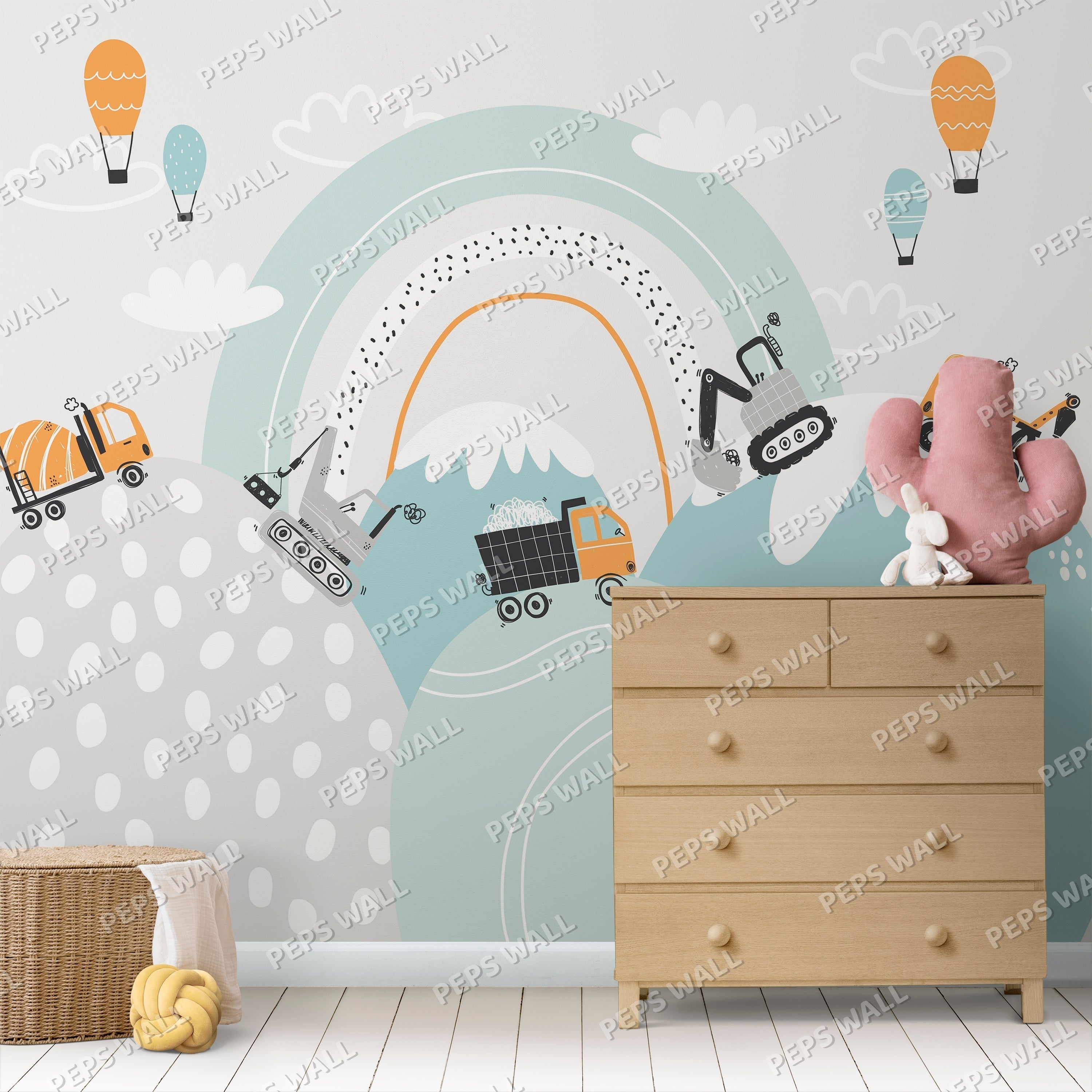 Wallpaper Kids Nursery Dubai Peps Wall 