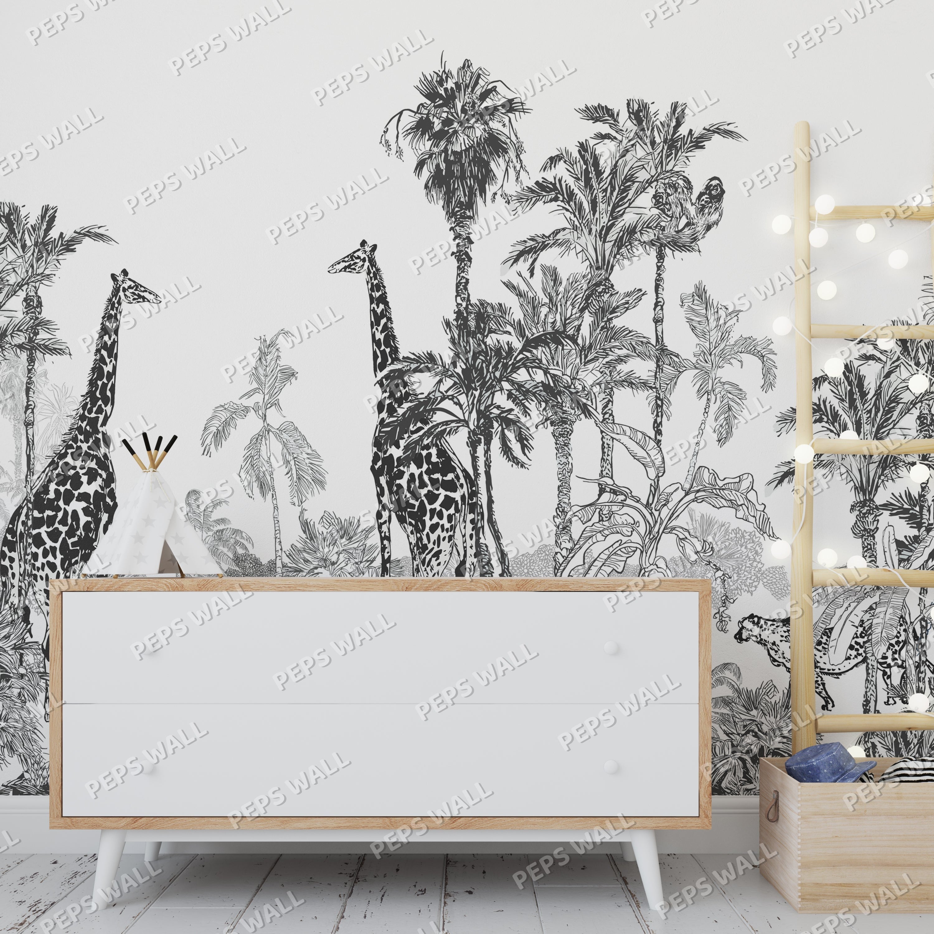 Wallpaper Kids Nursery Dubai Peps Wall 