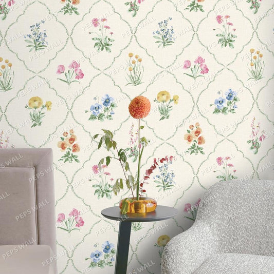 Kipos Ivory — neutral wallpaper Dubai, Peps Wall