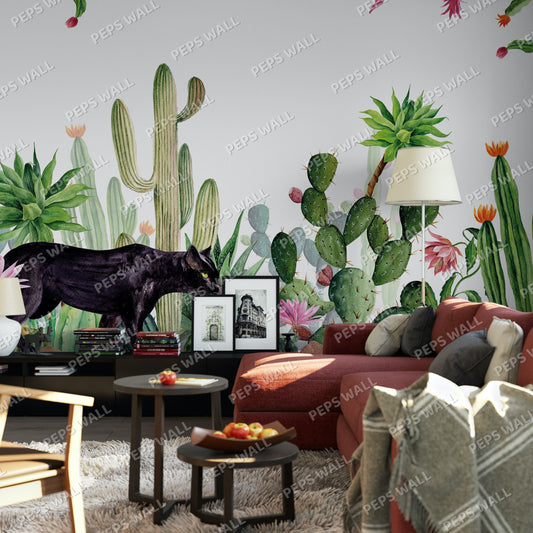 Wild Expo — scenic landscape wallpaper Dubai, Peps Wall