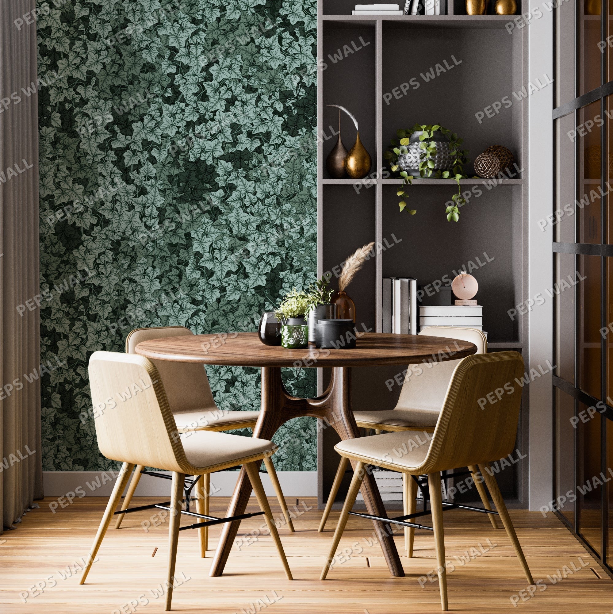 Wild Ivy — floral wallpaper Dubai, Peps Wall