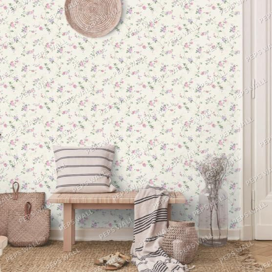 Wisteria Violet — floral wallpaper Dubai, Peps Wall
