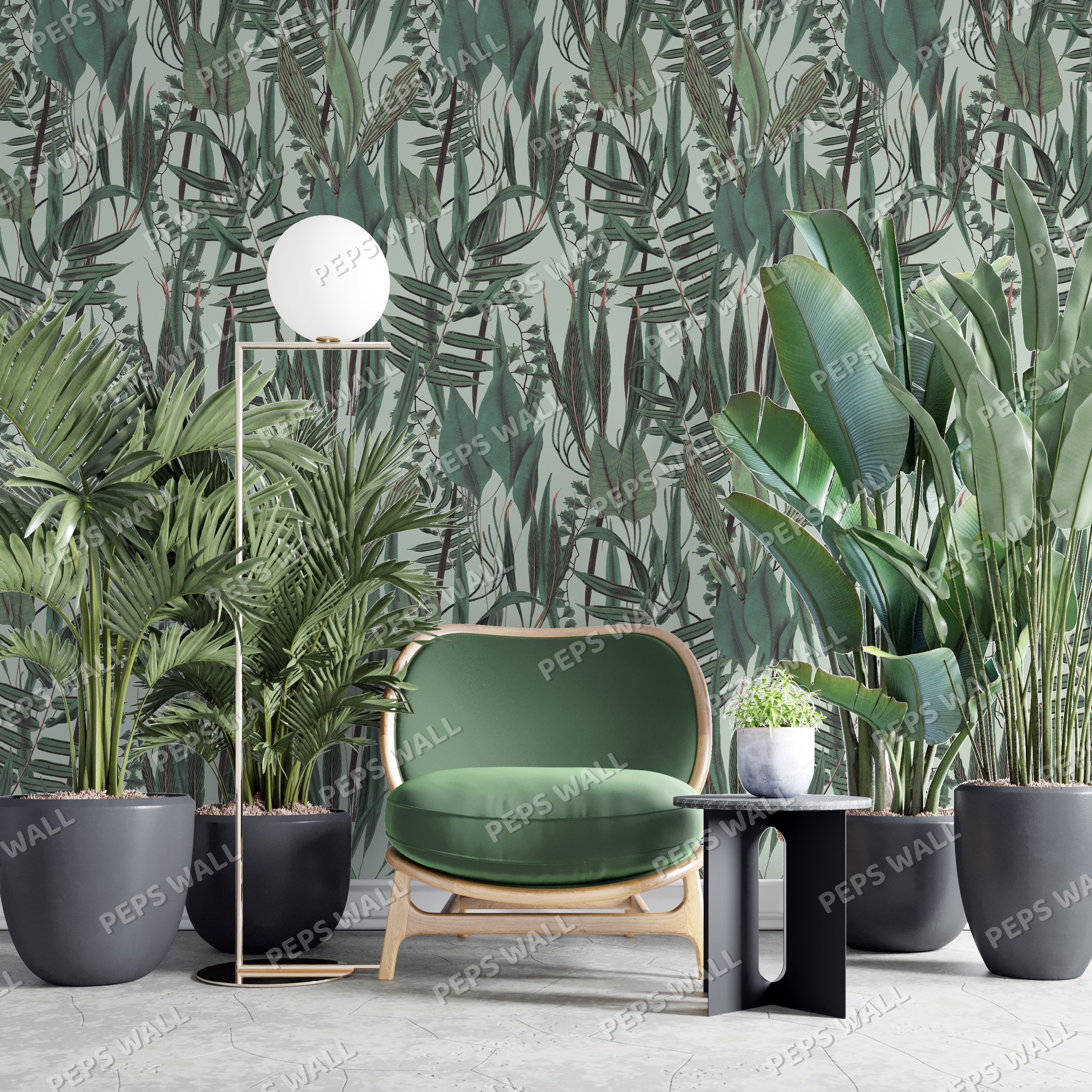 Woodland — scenic landscape wallpaper Dubai, Peps Wall