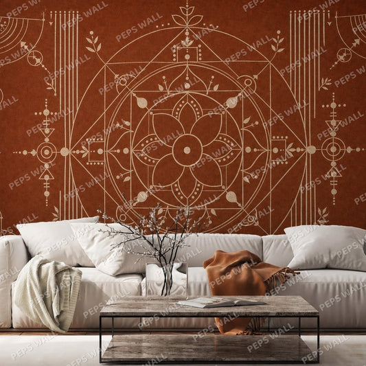 Aipan — indian wallpaper Dubai, Peps Wall