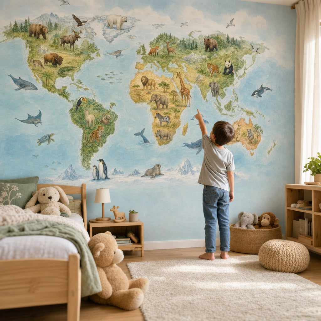 Animal World Map