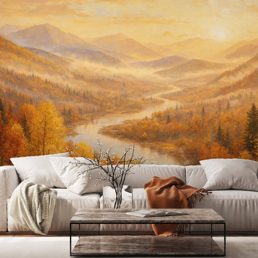 Autumn Valley — landscape wallpaper Dubai, Peps Wall