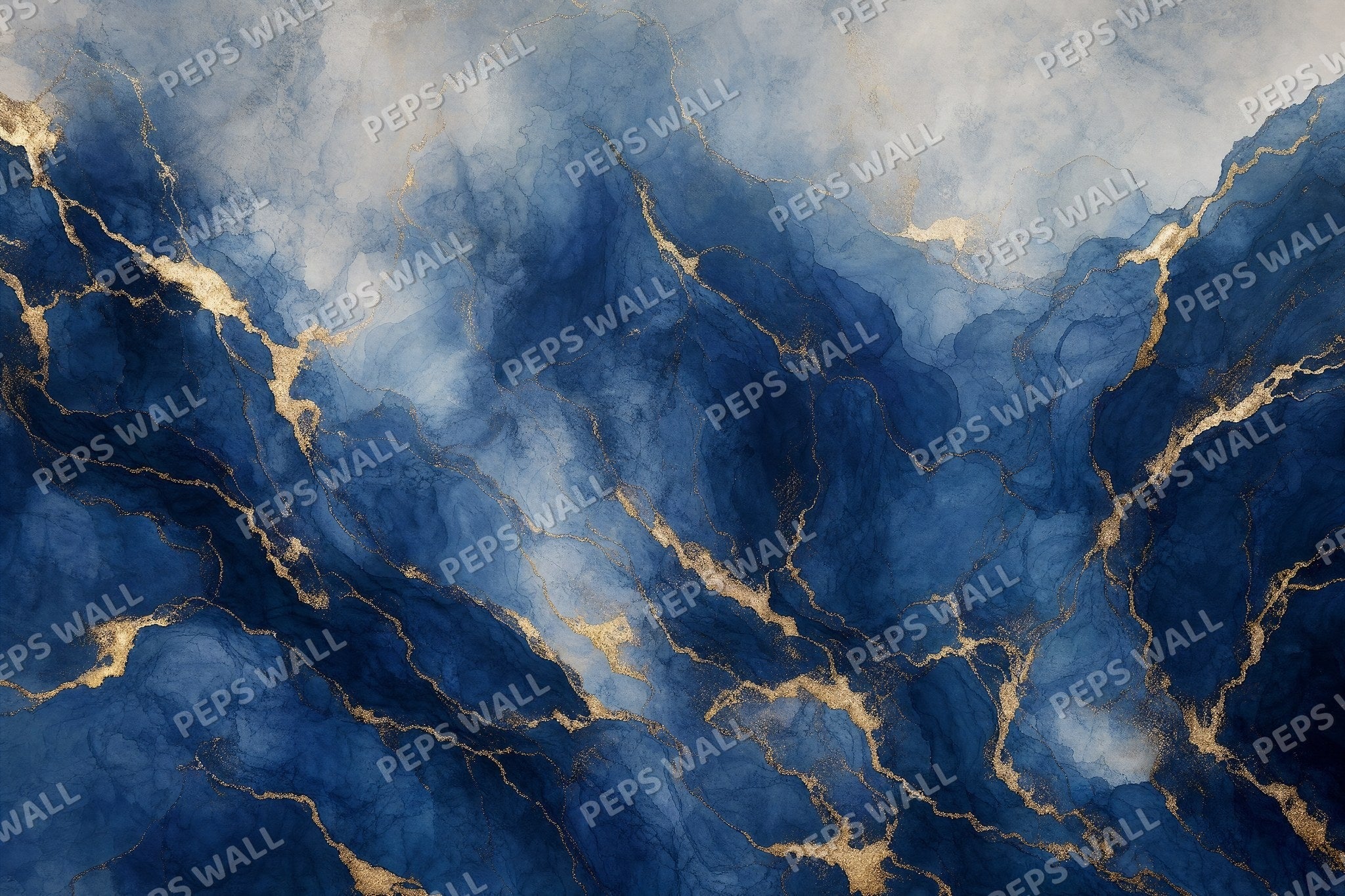 Blue and Gold Luxe