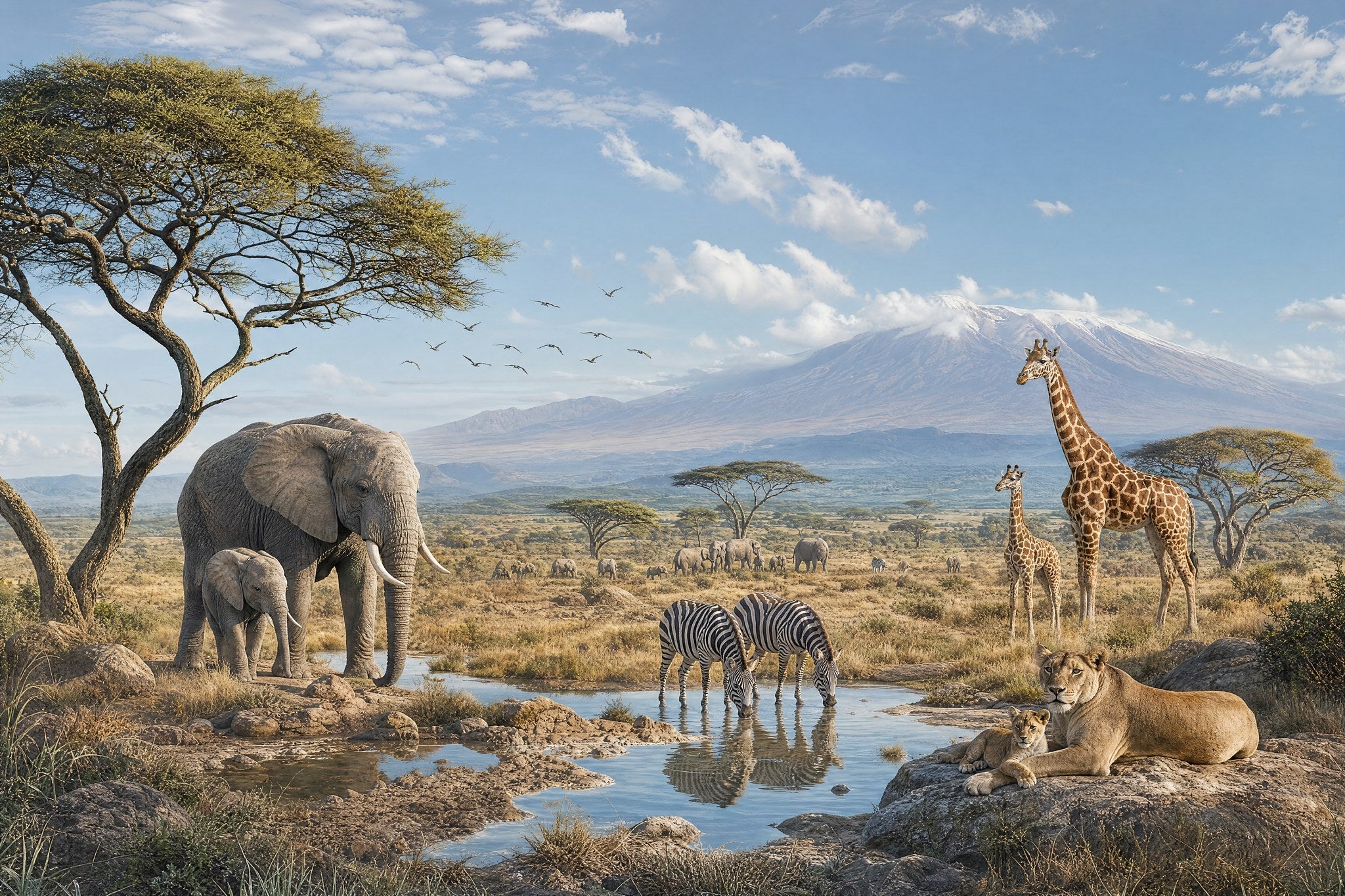 Blue Safari Adventure