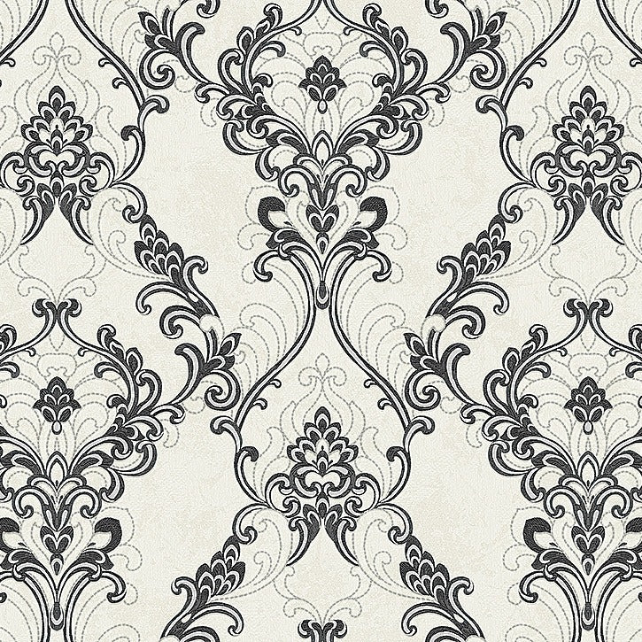 Broccato Charcoal wallpaper