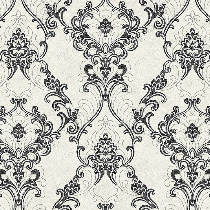Broccato Charcoal wallpaper