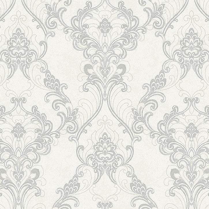 Broccato Silver wallpaper