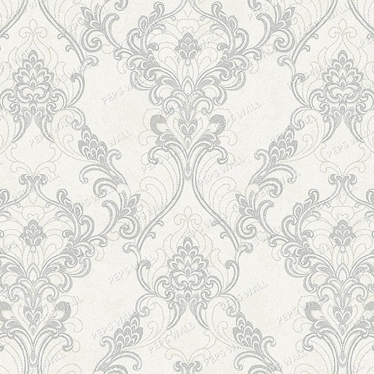 Broccato Silver wallpaper