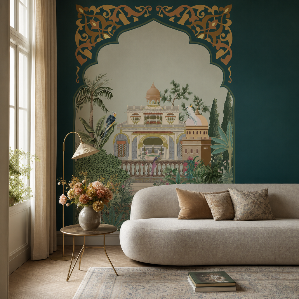Mughal Arch #2 living room mockup