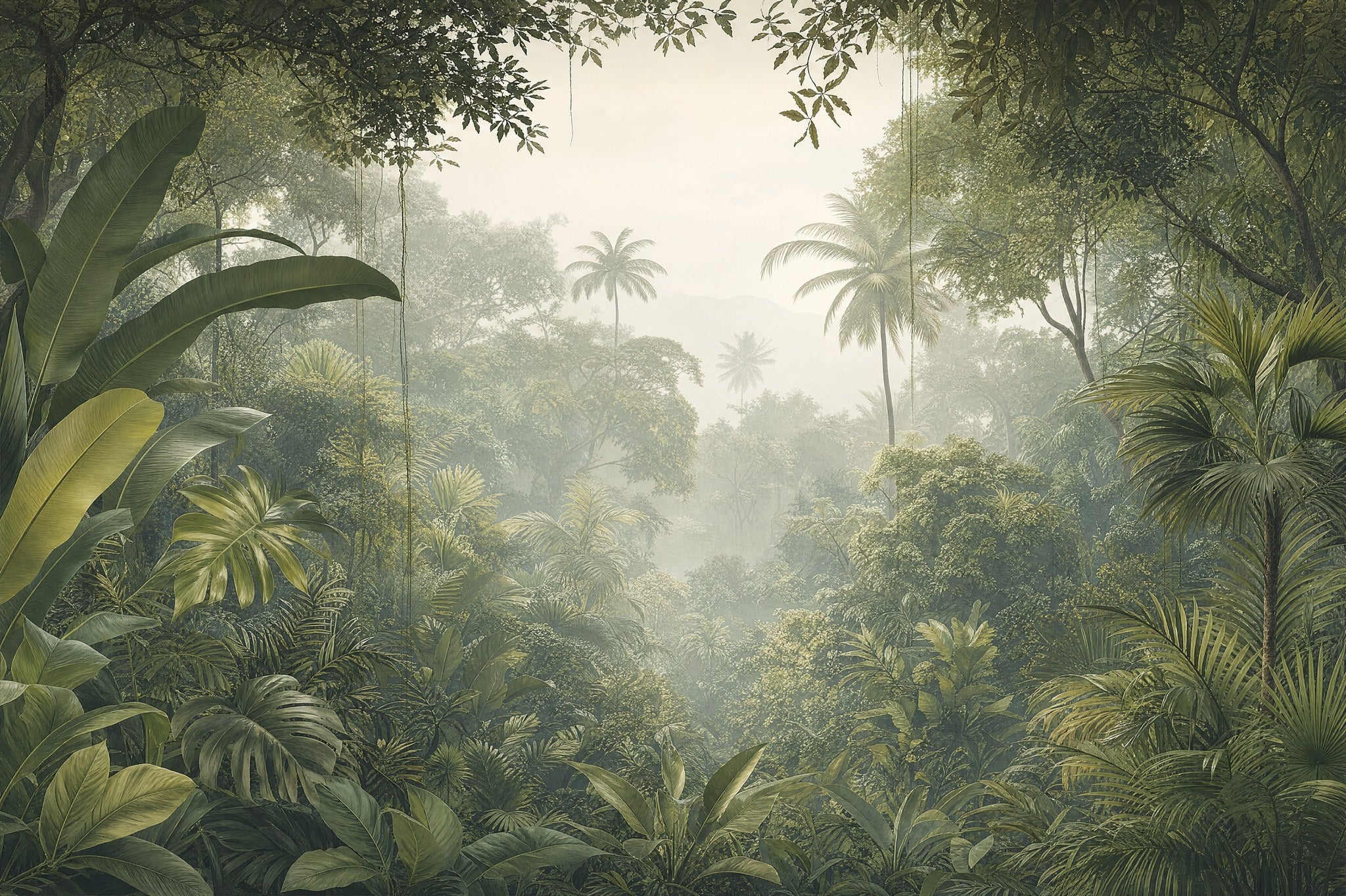 Calm Jungle Panorama