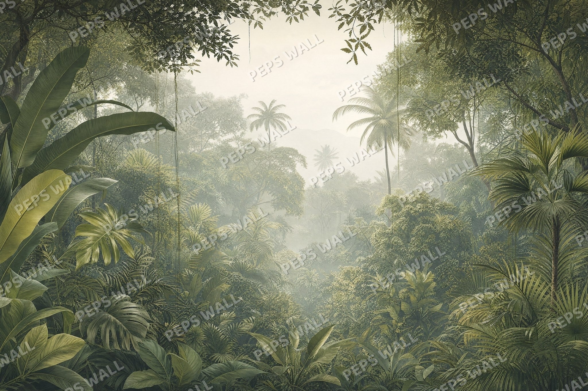 Calm Jungle Panorama