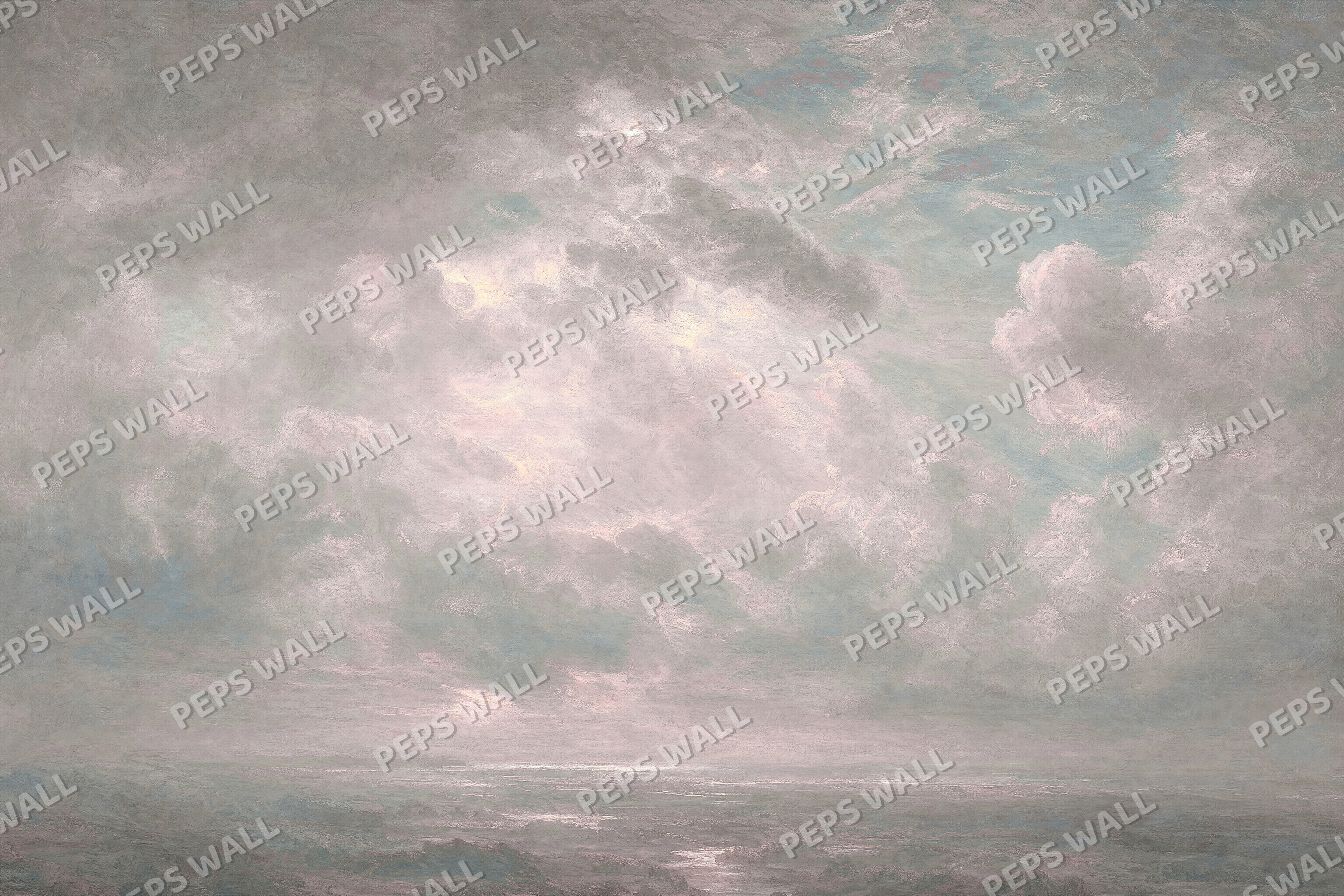 The Painters Sky in Blush - made-to-measure wall mural design by Peps Wall Dubai