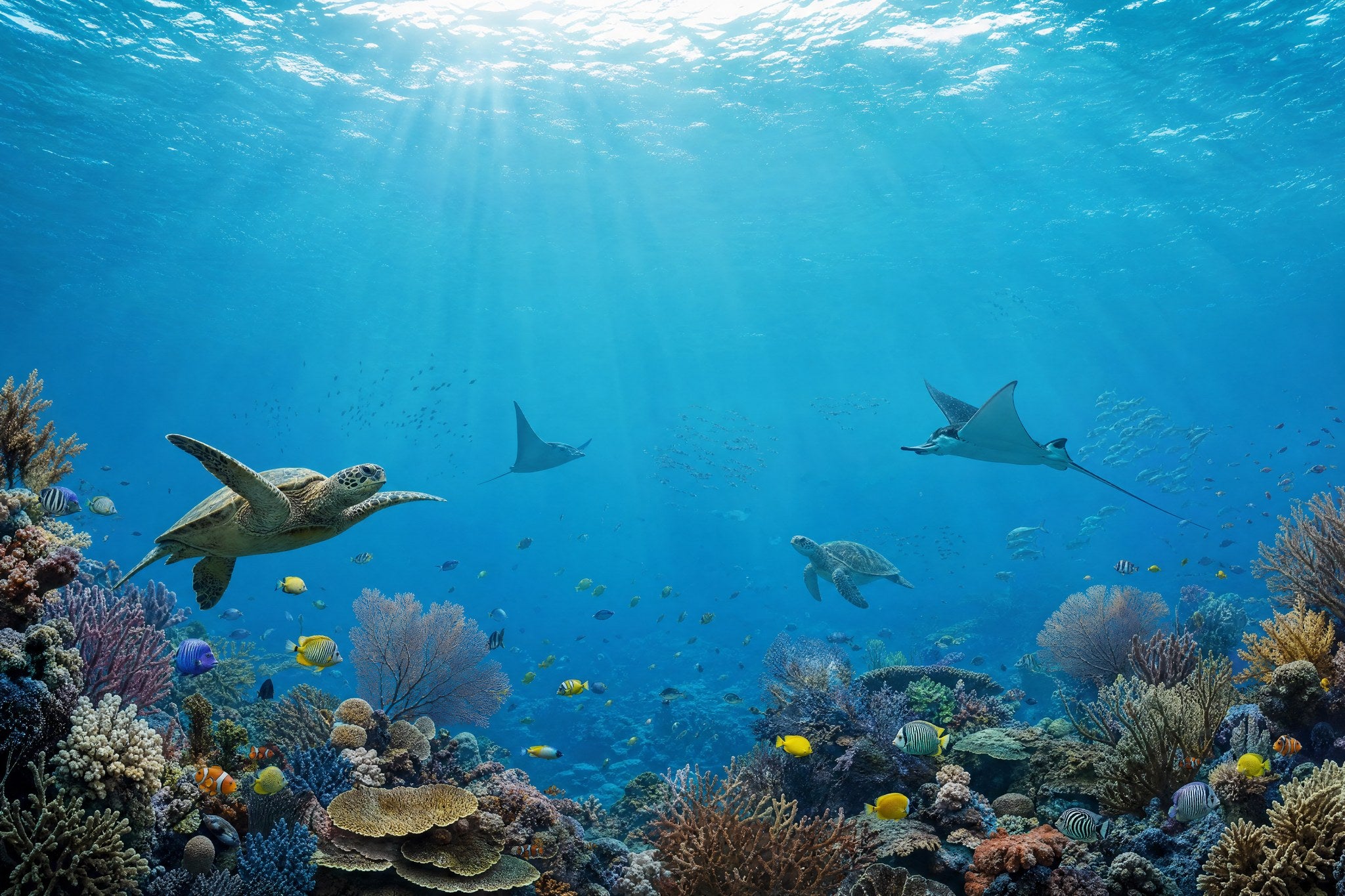 Coral Reef Panorama