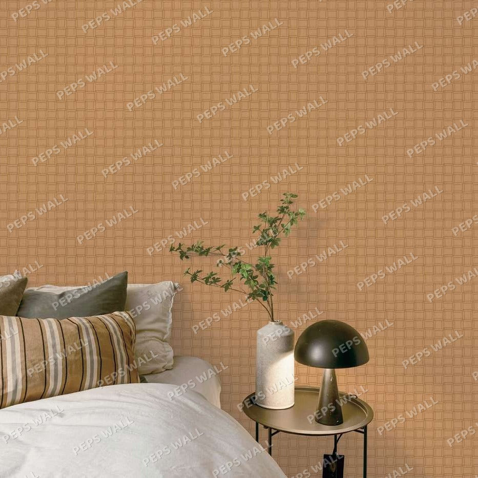 Cuoio Rust — warm neutral wallpaper Dubai, Peps Wall