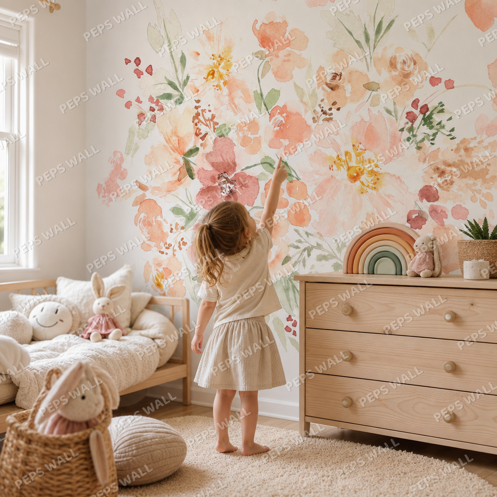 Garden of Light kids room mockup