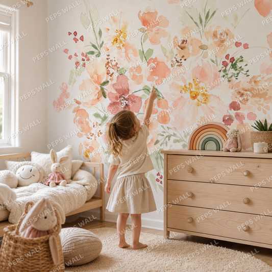Garden of Light kids room mockup