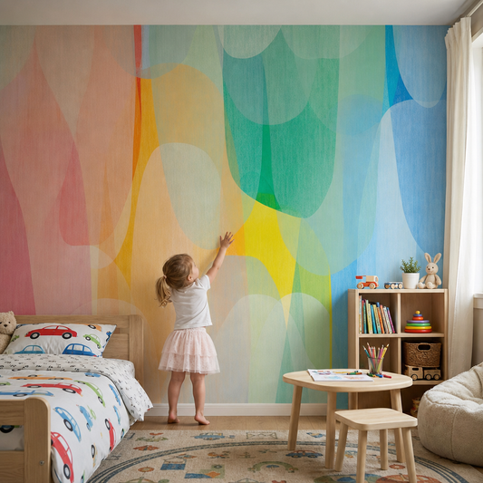 Rainbow for Kids room mockup