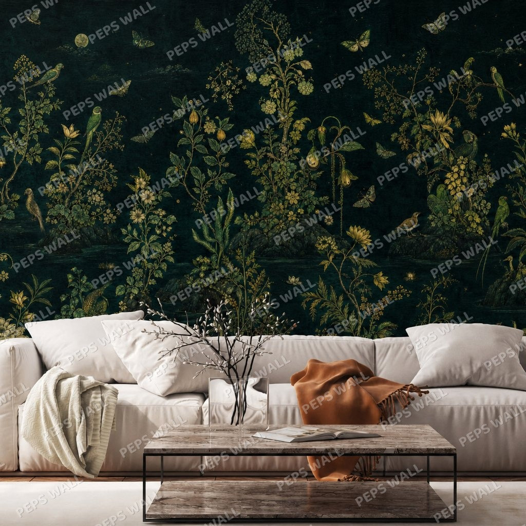 Deccan After Dark — indian wallpaper Dubai, Peps Wall