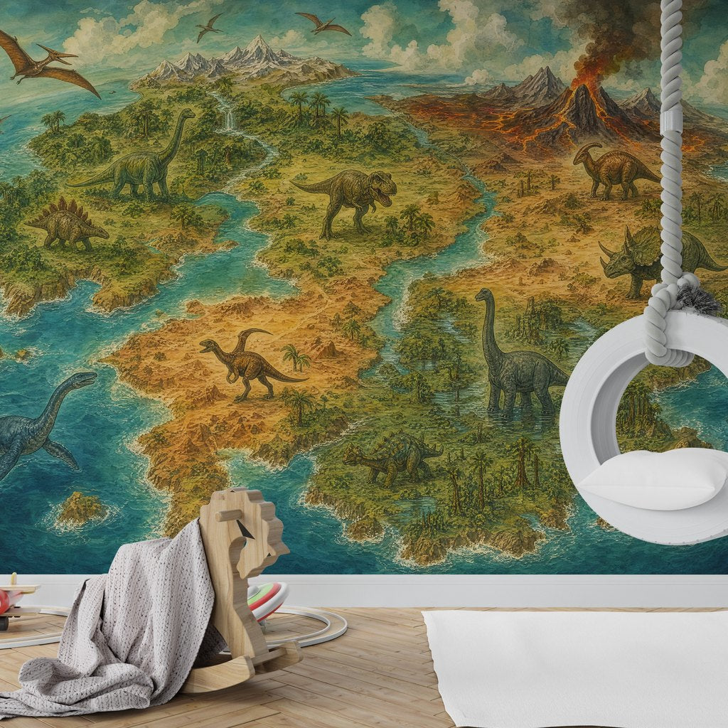 Dino World Map
