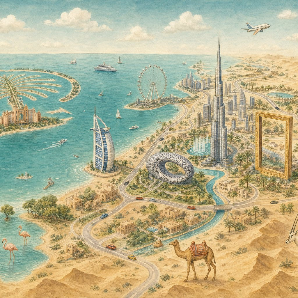 Dubai Adventure Map