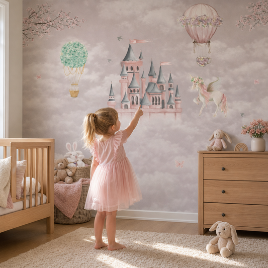 Dream Castle kids room mockup
