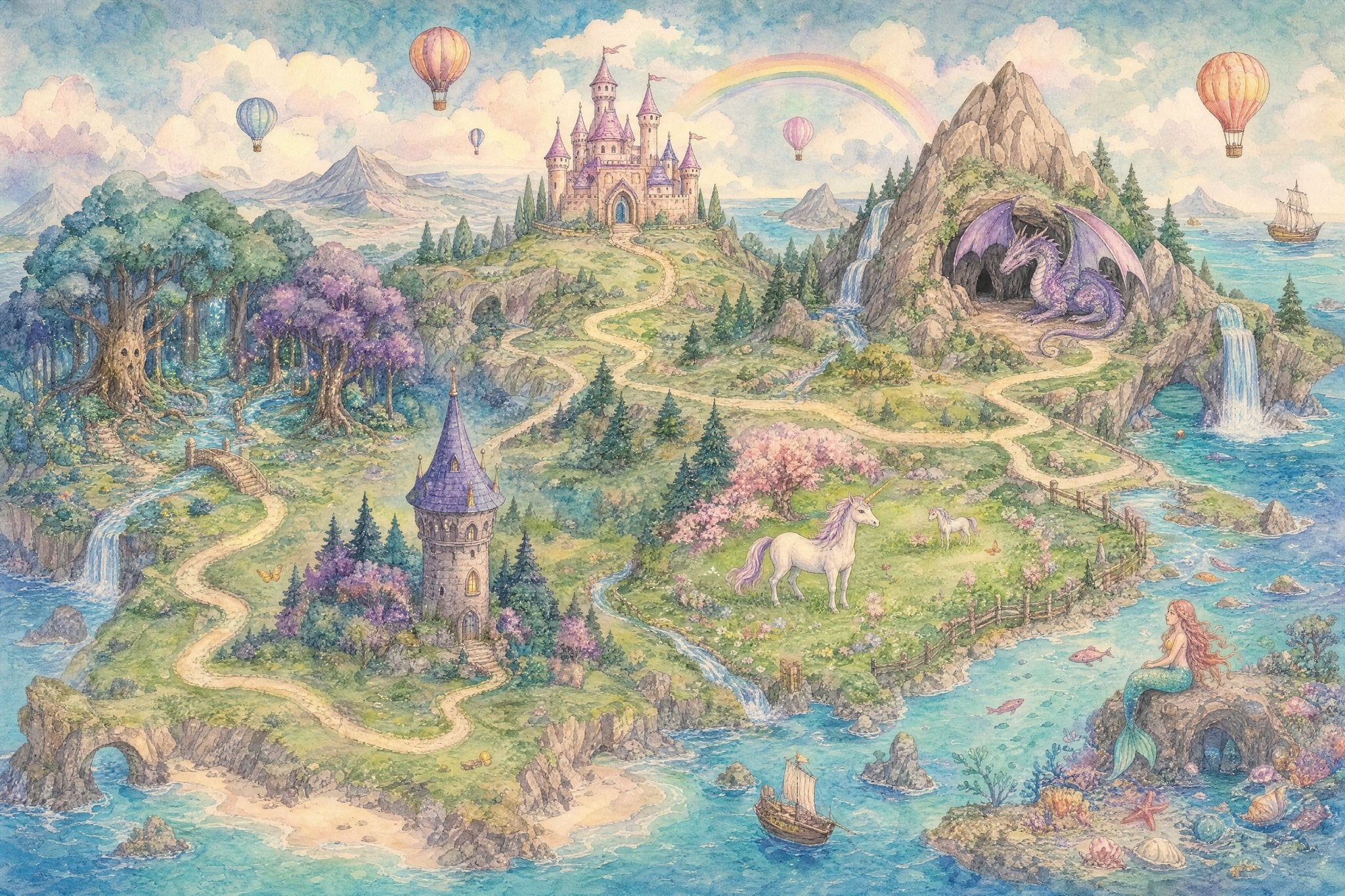 Fairytale Kingdom Map
