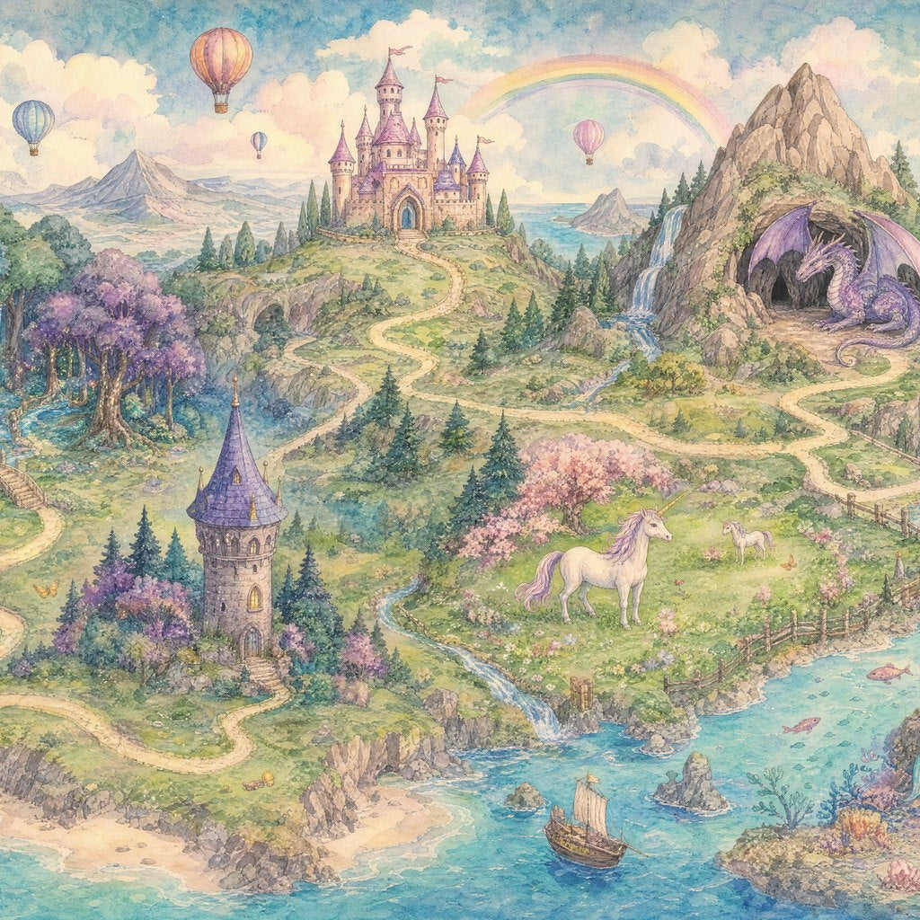 Fairytale Kingdom Map
