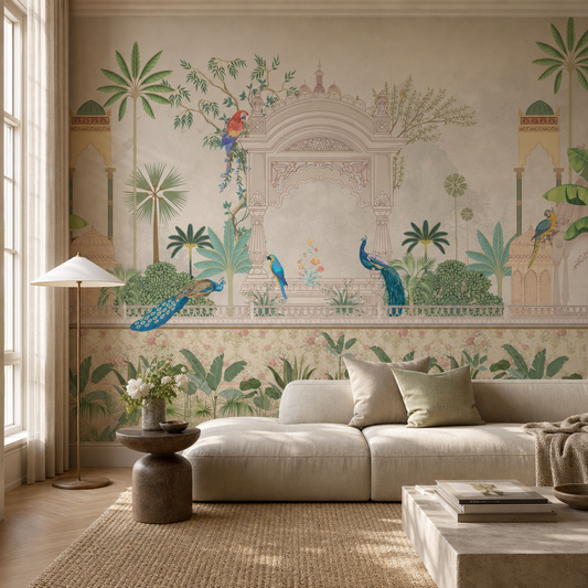 Pichwai living room mockup