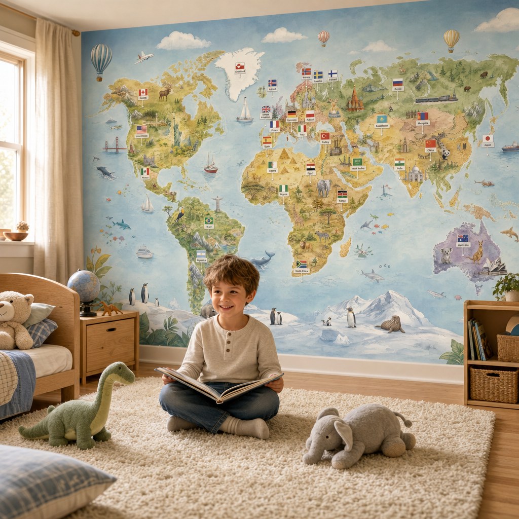 Flags and Countries Map