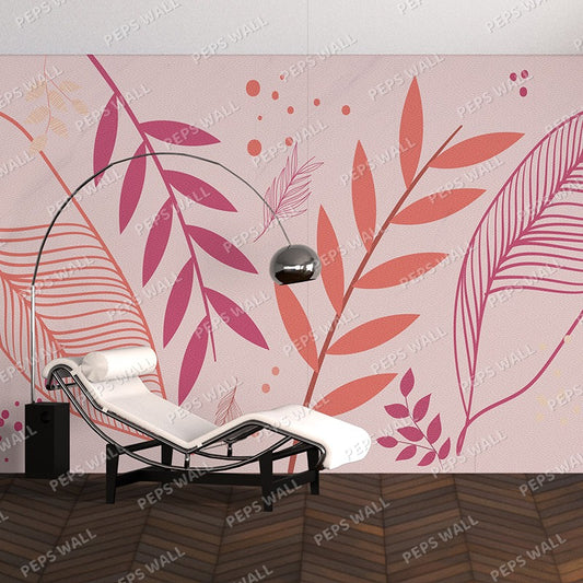 Flower Paradise — custom wallpaper mural mural, Peps Wall Dubai