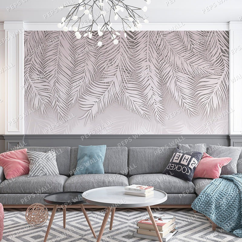 Palm Petals — tropical palm wallpaper mural, Peps Wall Dubai