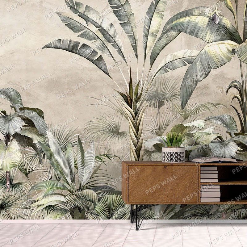 Palmetto Fields — wildflower wallpaper mural, Peps Wall Dubai