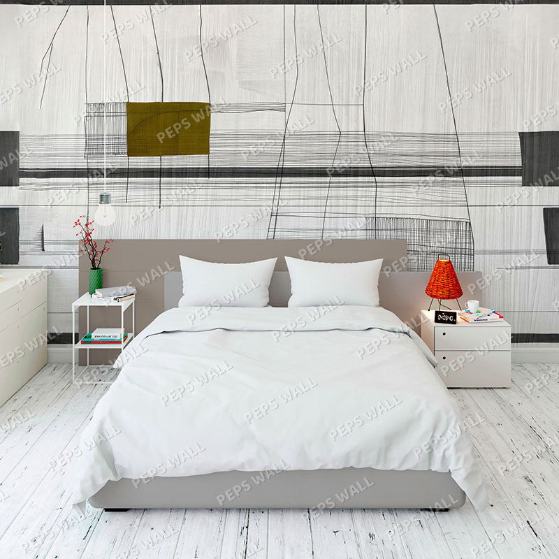 Kitsch — geometric wallpaper Dubai, Peps Wall