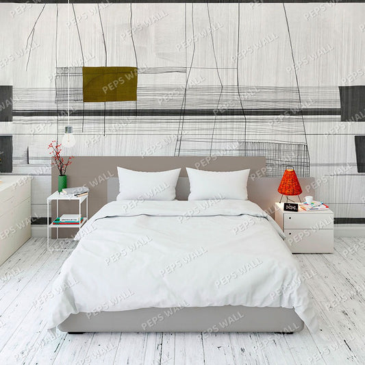 Kitsch — geometric wallpaper Dubai, Peps Wall