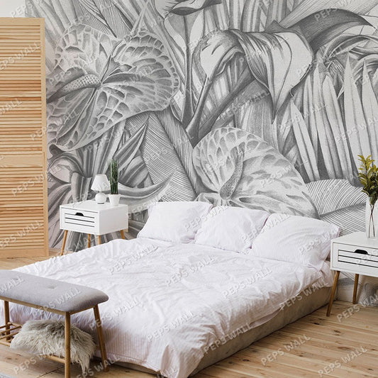 Havana Palms — tropical palm wallpaper Dubai, Peps Wall